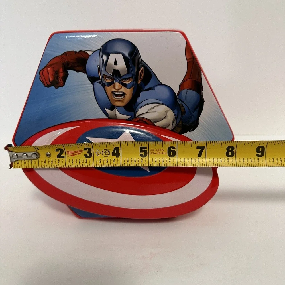 Marvel Captain America‎ Shield Ceramic Coin Bank Kids Collectible Avengers